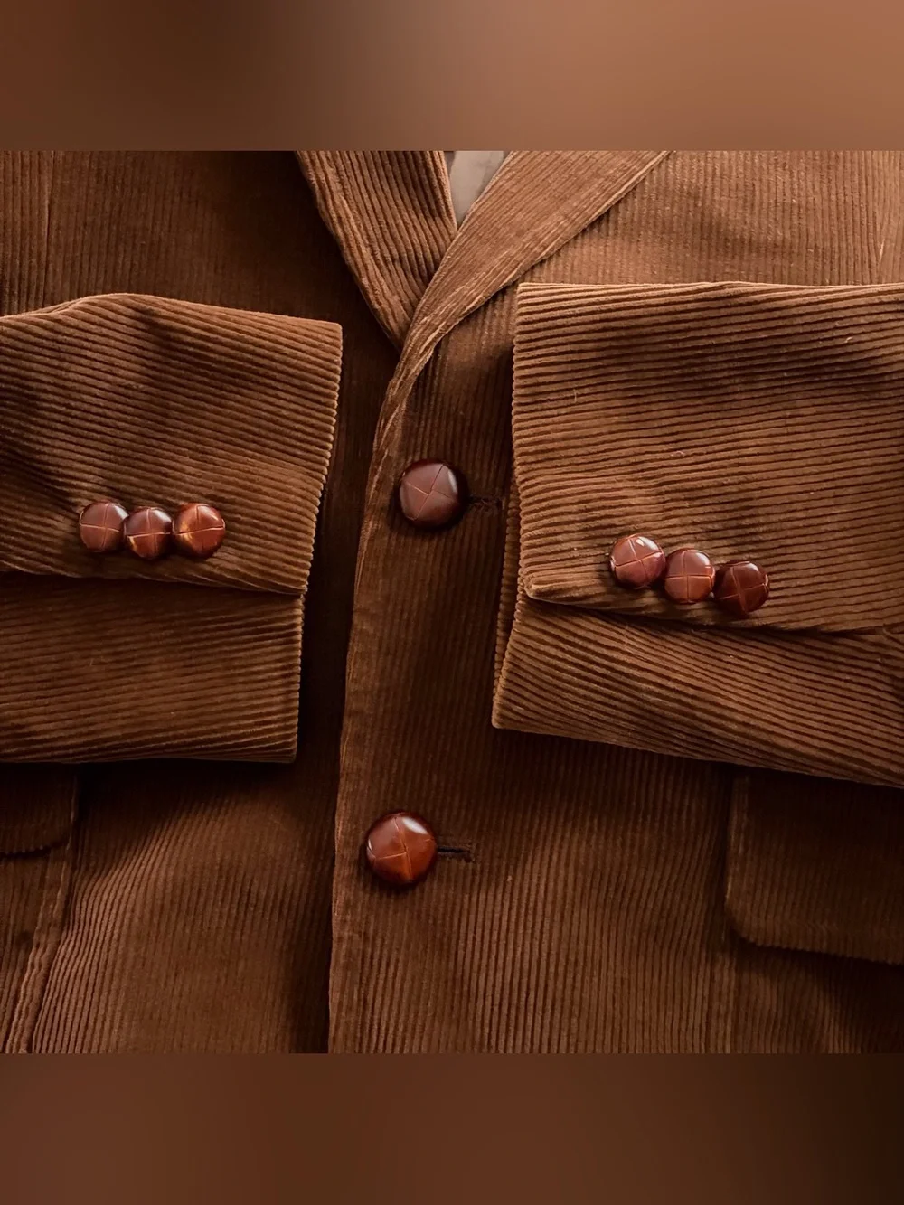 Corduroy Sport Coat in Rust Brown - Classic Men's Blazer